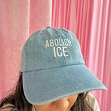 Abolish ICE Baseball Hat- Denim