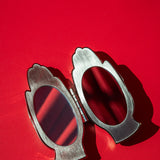Handheld Compact - Silver Mixed Metal