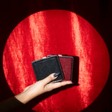 Rhinestone Cig Case- Black