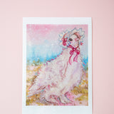 Frillback Pigeon Print