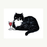 Pepper With A Fine Bordeaux Print