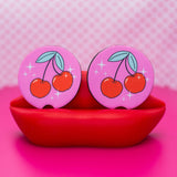 Cherry Car Coasters