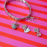 Italian Charm Bracelet Set- Swan Lake