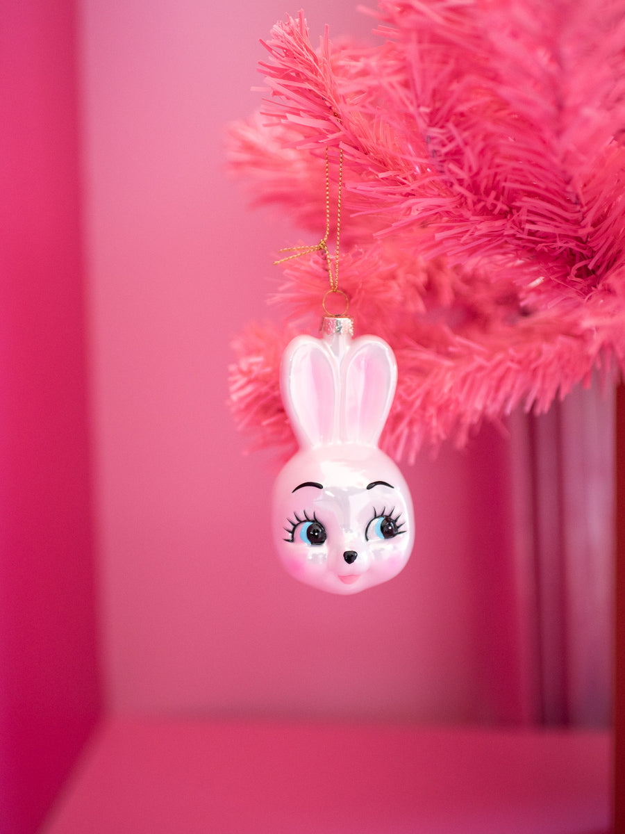 Retro Bunny Ornament