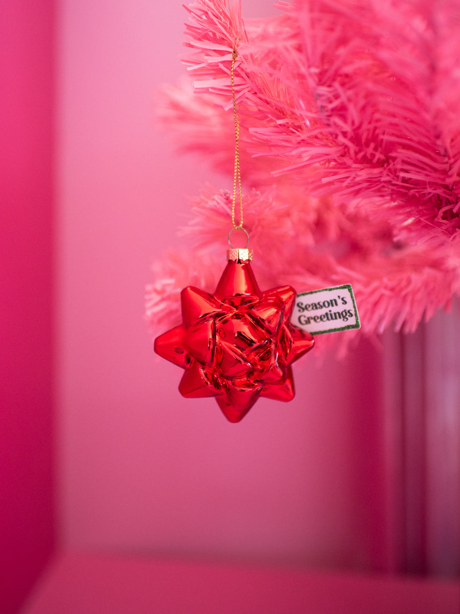 Retro Bow Ornament