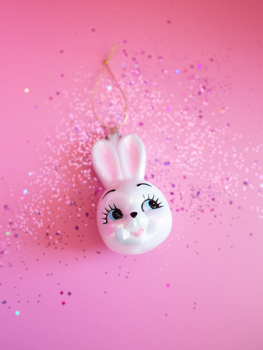 Retro Bunny Ornament