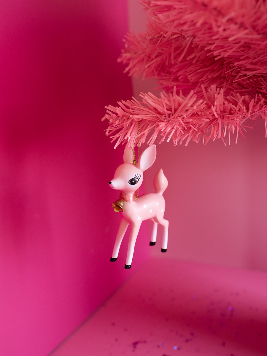 Retro Deer Ornament