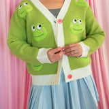 Friendly Frog Cardigan