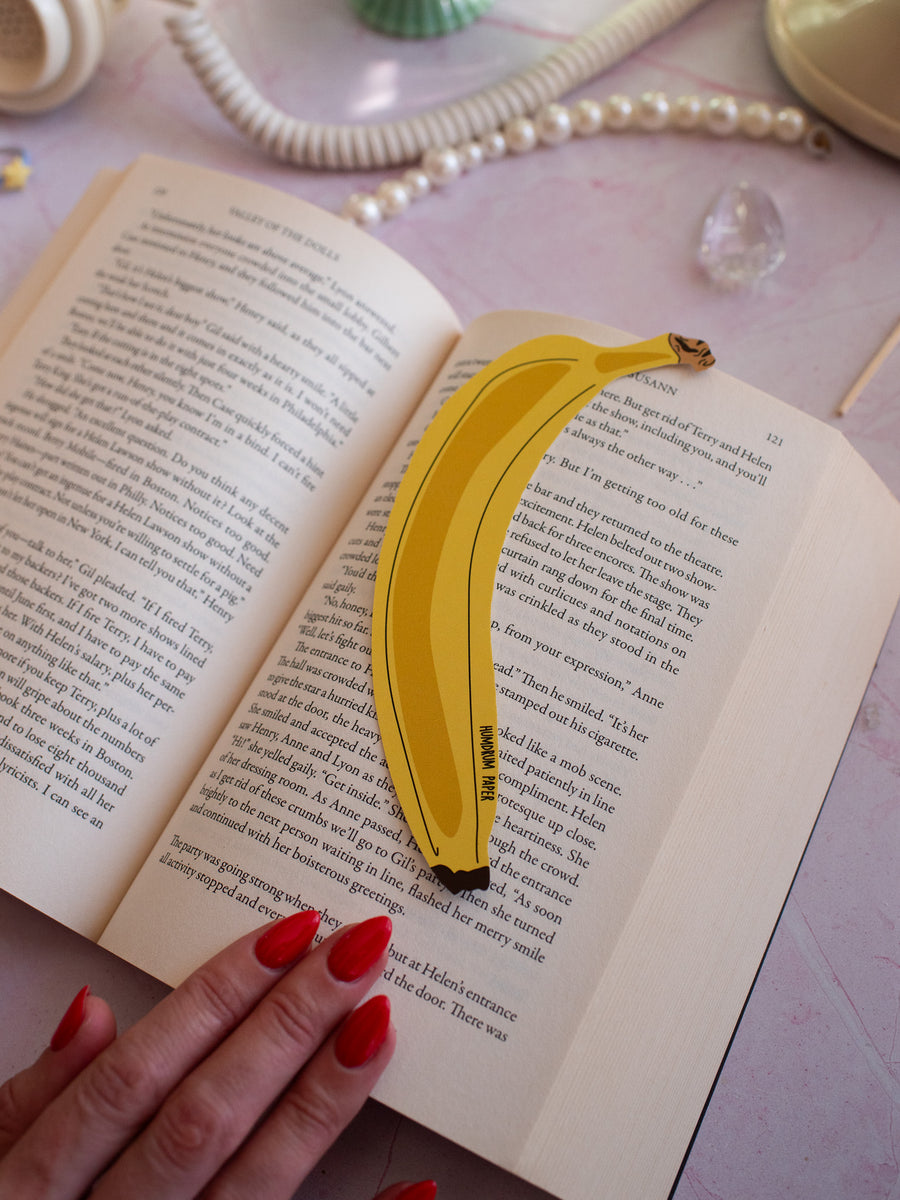 Die Cut Bookmark - Banana