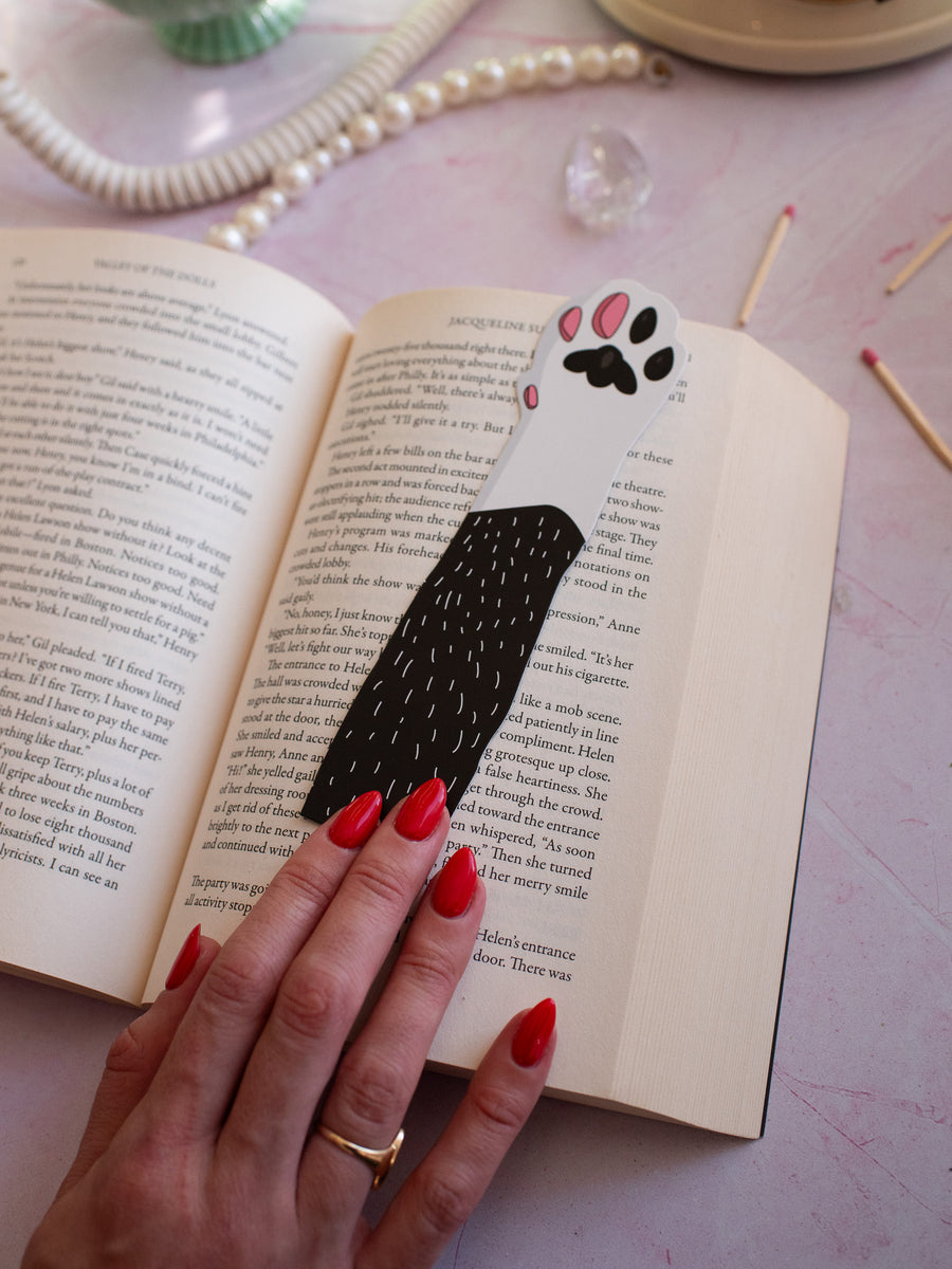 Die Cut Bookmark - Cat Paw