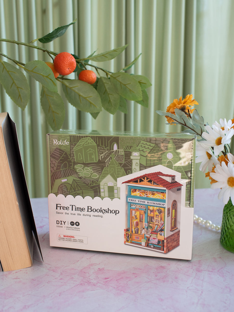 DIY Miniature House- Free Time Bookshop