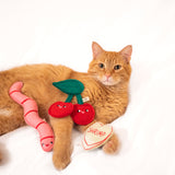 Twin Cherries Catnip Toy