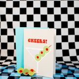 Cheers Martini Card