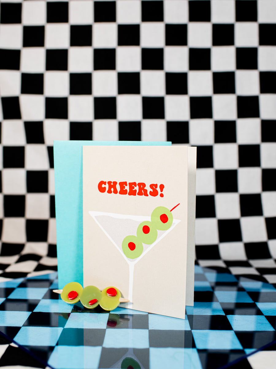 Cheers Martini Card