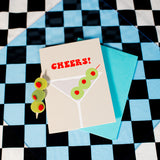 Cheers Martini Card