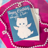 Angel Puss Birthday Card