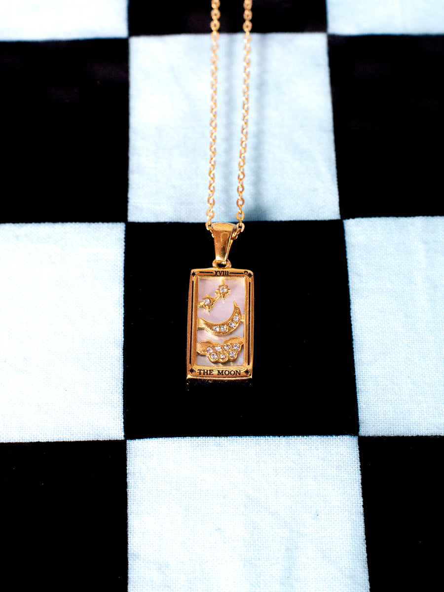 Tarot Card Necklace- The Moon