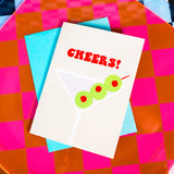 Cheers Martini Card