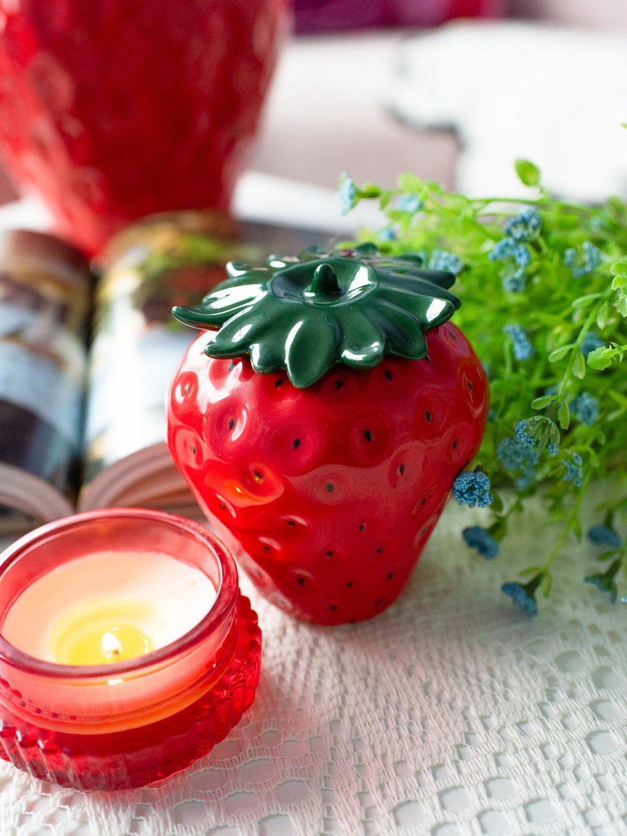 Strawberry Stash Jar