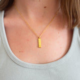 Xanax Necklace- Gold