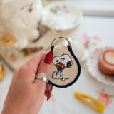 Snoopy Flower Patch Keychain