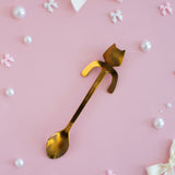 Cat Teaspoon - Gold