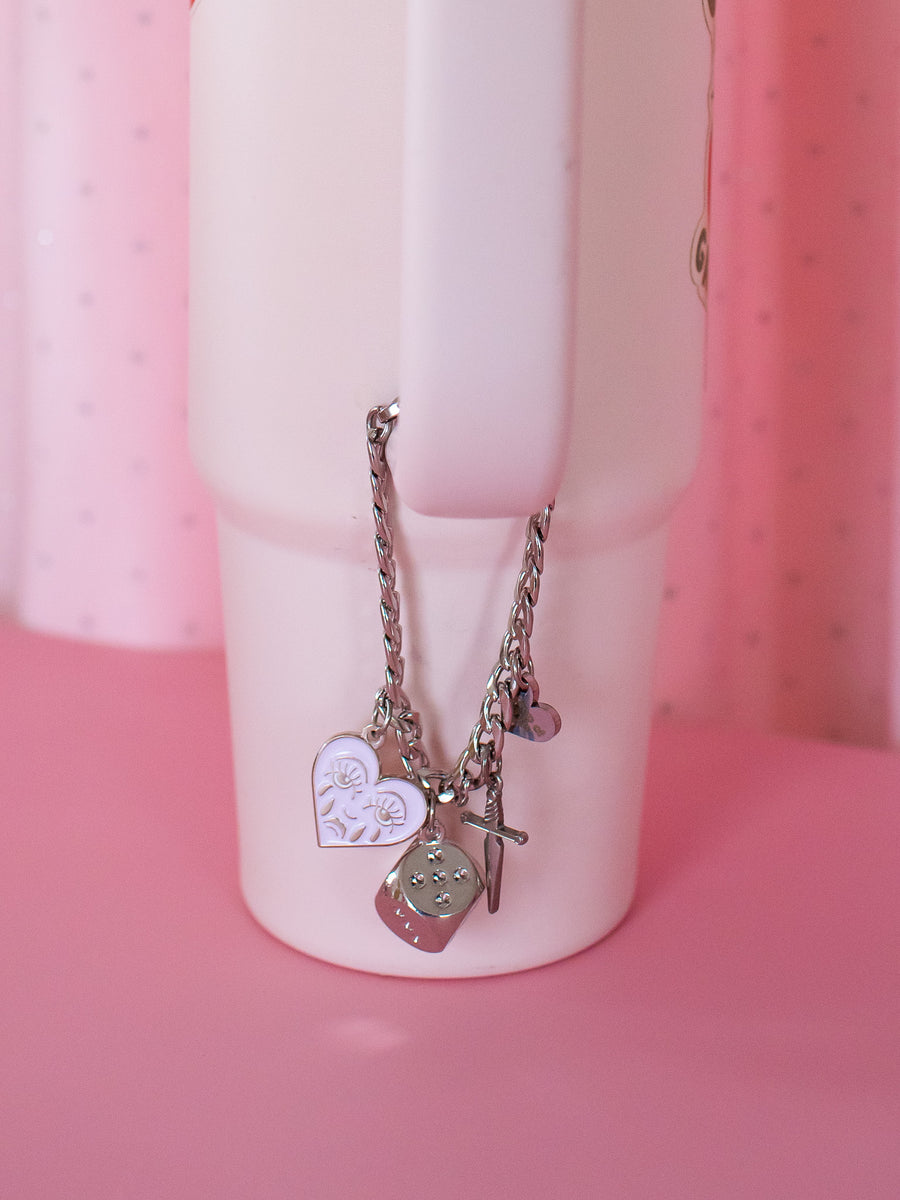 Crying Heart Cup Charm