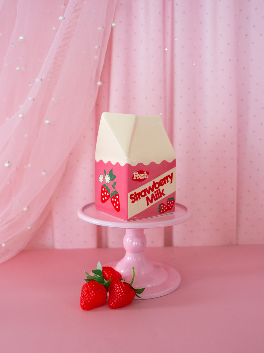 Strawberry Milk Vase