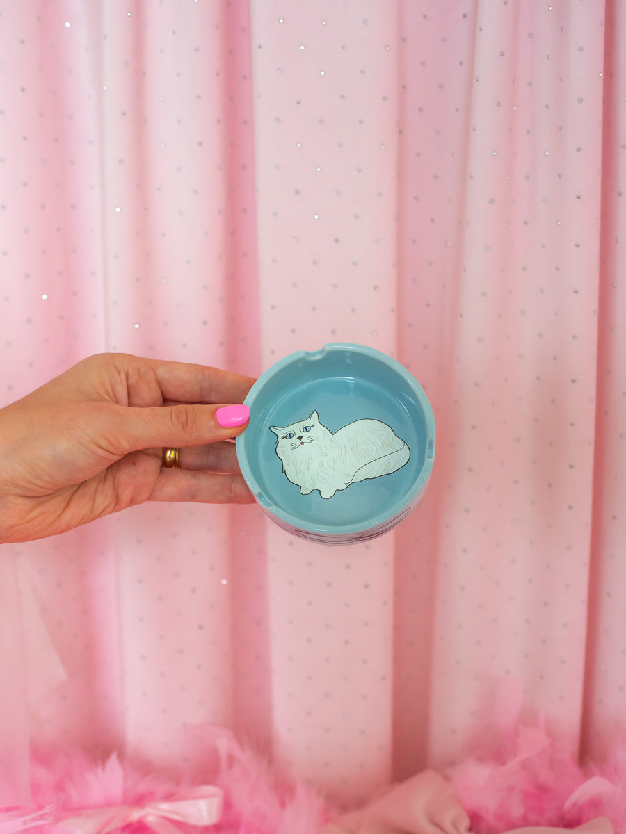 Miss Kitty Ceramic Ash Tray