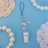 Critter Phone Charm - Coquette Kitty