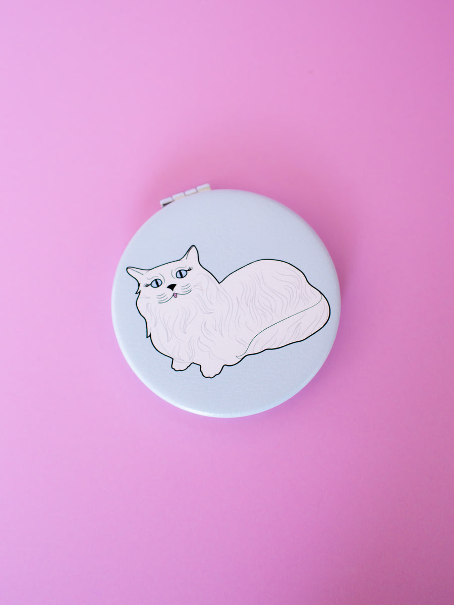 Coquette Kitty Compact Mirror