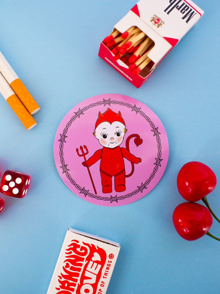 Kewpie Devil Sticker