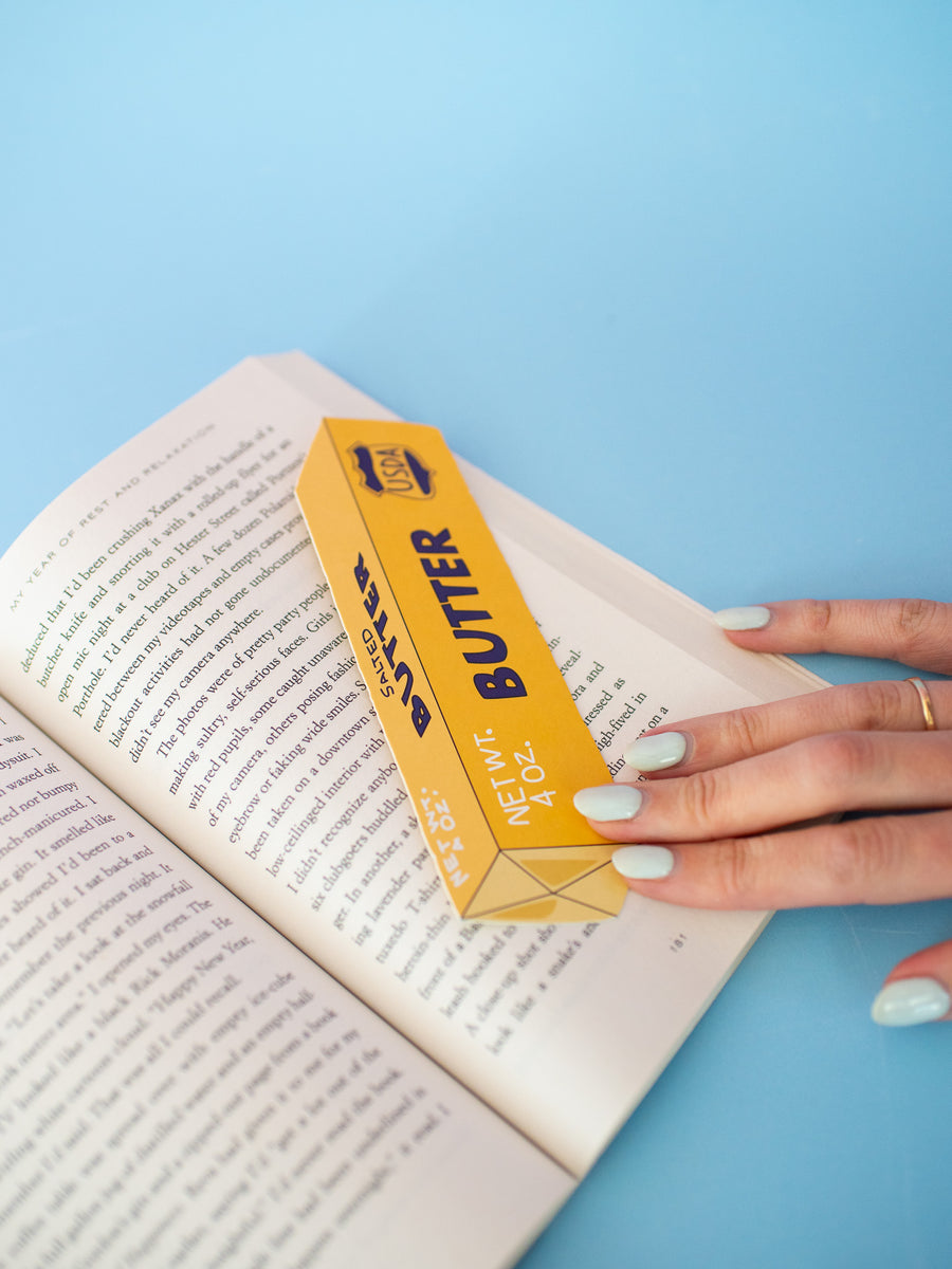 Die Cut Bookmark - Butter