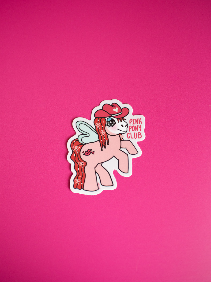 My Little Pink Pony Club Sticker