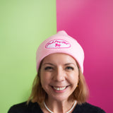 Pink Pony Club Embroidered Beanie