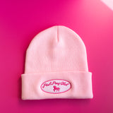 Pink Pony Club Embroidered Beanie