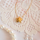 Star Necklace- Gold