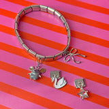 Italian Charm Bracelet Set- Swan Lake