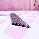 Heart Shaped Straw - Silver