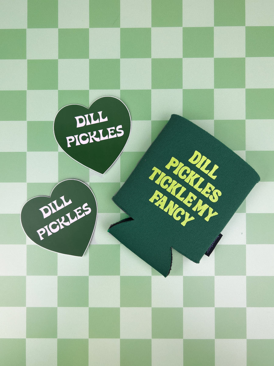 Dill Pickle Heart Sticker