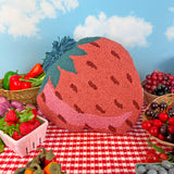 Strawberry Tassels Pillow