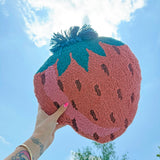Strawberry Tassels Pillow