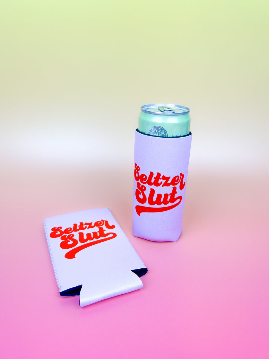 Lavender Seltzer Slut Koozie