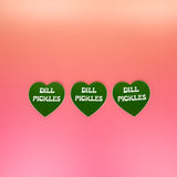 Dill Pickle Heart Sticker