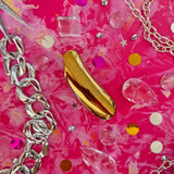 Bean Lighter Case- Gold