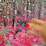 Cyber Butterfly Hair Claw- Black