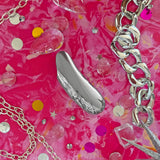 Bean Lighter Case- Silver
