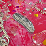 Bean Lighter Case- Silver
