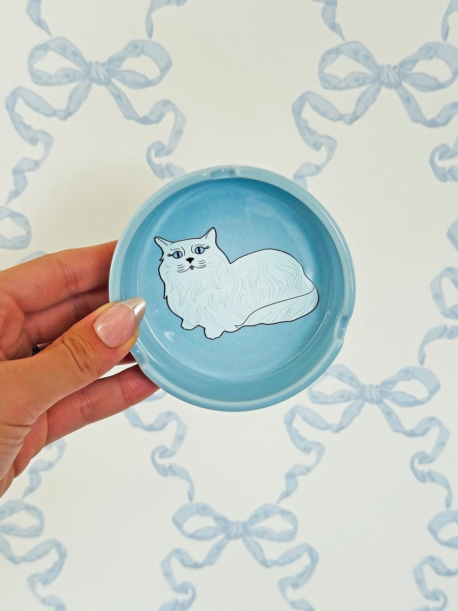 Miss Kitty Ceramic Ash Tray