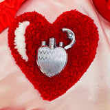 Heart Lock Lighter- Silver